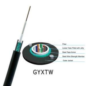 Armor Fiber Optic Cable GYXTW SM 8 FIBER