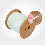 Indoor ftth optical fiber drop cable 4 fo self supporting