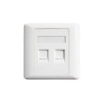 Faceplate U.K 2 Port