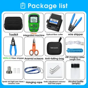FTTH Fiber Optic Tool Kit