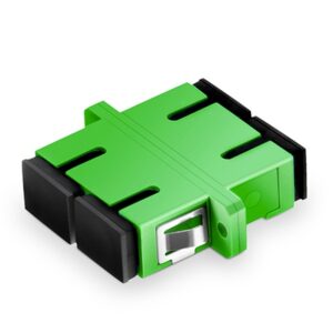 SC APC Duplex Fiber Optic Adapter