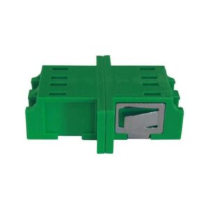 SC APC Duplex Fiber Optic Adapter