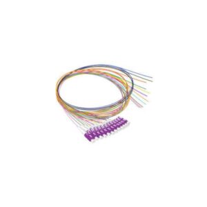 Optical Fiber Pigtail-LC-MM-Om4-1.5M(12 color-packing-900 micro)