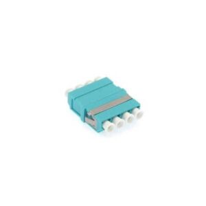 Optical Fiber Adapter-LC-MM-OM3 Aque Color-quad